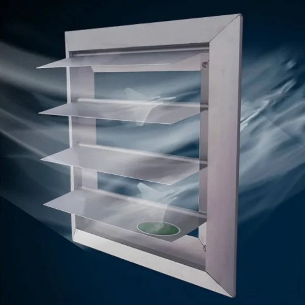 For Outdoor Duct Fan, Aluminum, Shutters