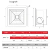 For Toilet Air Extractor, Ceiling, BPT15-45A - view 6