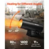 Forced Air Propane Heater, Portable, 60000BTU - view 2