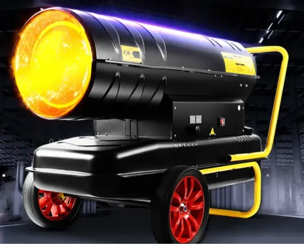 Forced-air Torpedo Heater, Stainless, Steel, Portable