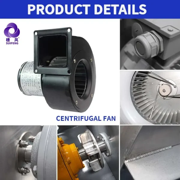 Forward Curved Centrifugal Fan, Stainless, Steel