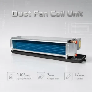 Fp34 Horizontal Concealed Fan, 220V 50Hz, 1.8-12.6KW