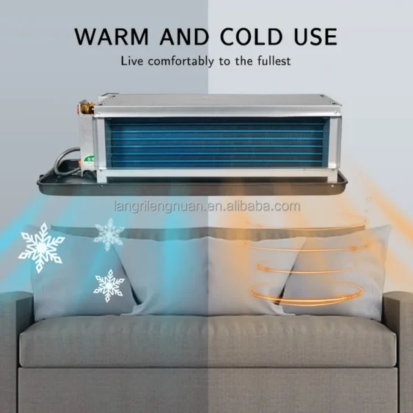 Fp34 Horizontal Concealed Fan, 220V 50Hz, 1.8-12.6KW - view 4