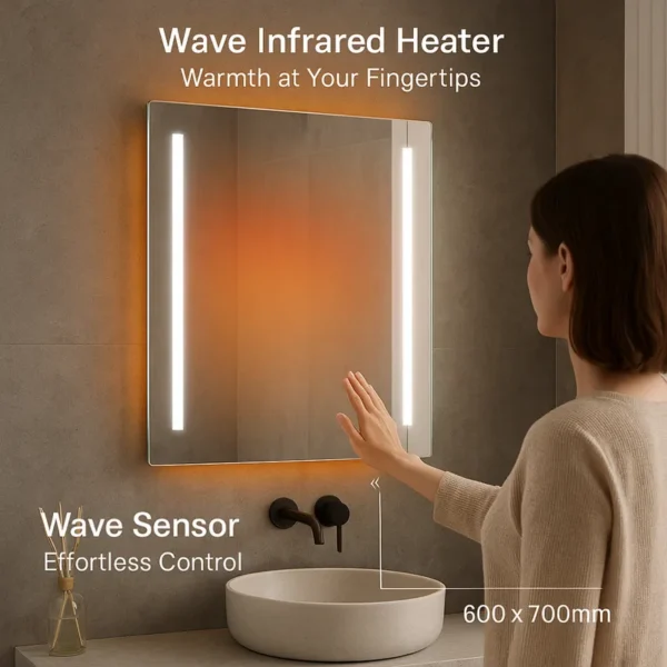Frameless Glass Panel, 350W, 240V, LED - view 3