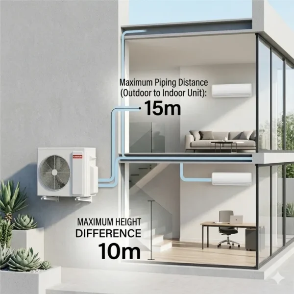 Free Match Indoor Unit, R32, 27000, BTU, Wall - view 4