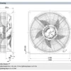 Free Standing Axial Fan, W3G630-NU33-03, 630mm, 1800RPM - view 4