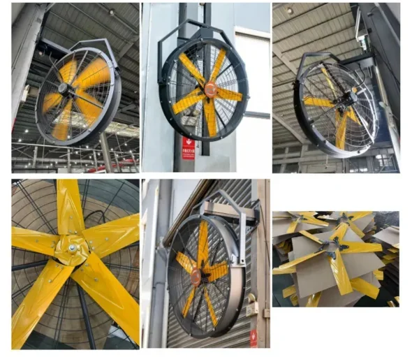Free Standing Fan, 450W, HVLS, Aluminum, PMSM - view 3