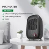 Free Standing Ptc Heater, 1500W, Plastic - view 6