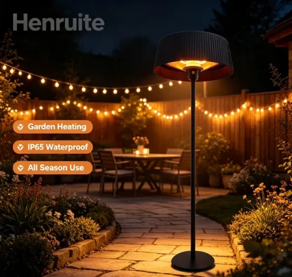 Freestanding Patio Infrared Heater, 1500W, 2100w, Waterproof