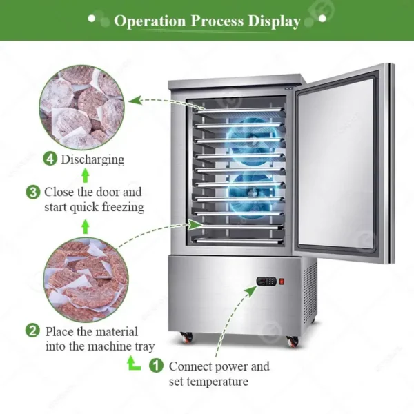 Freezer, Stainless, Steel, 10x10 - view 4