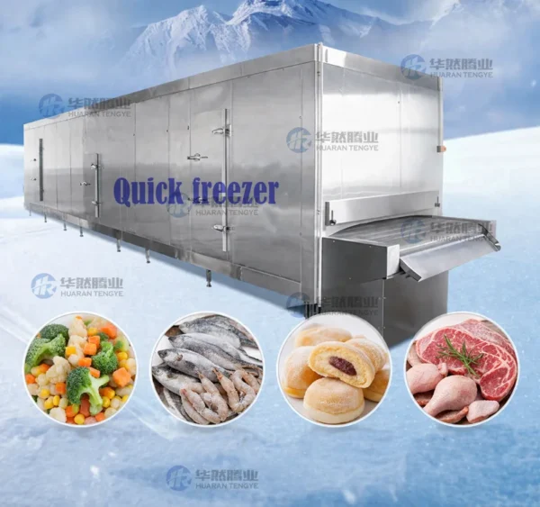 Freezing Equipment, 1500kg/h, IQF, Stainless, Steel
