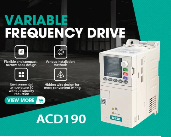 Frequency Drive for Pump, ACD190, 15KW, 380V, 50/60Hz - view 5