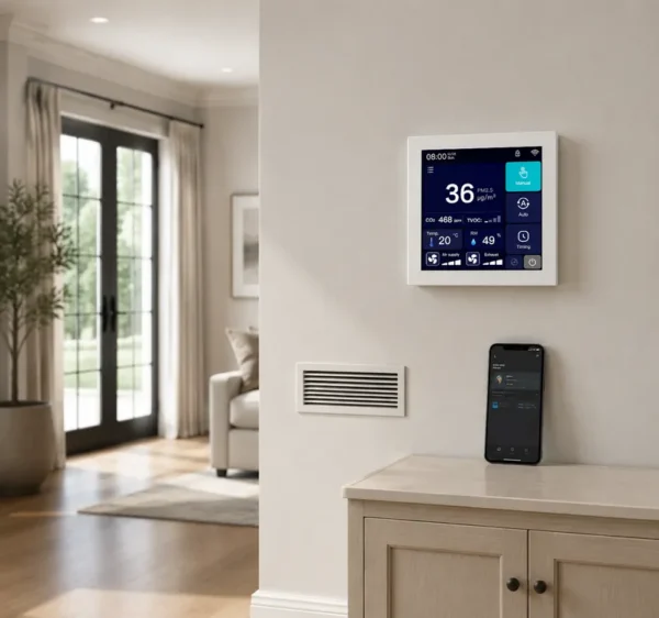 Fresh Air Ventilation Controller, LCD, RS485, HVAC, ERV - view 4