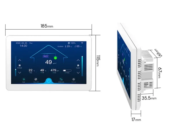 Fresh Air Ventilation Controller, RS485, ERV, HRV - view 3