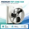 Frp Cone Exhaust Fan, Customization, Electric