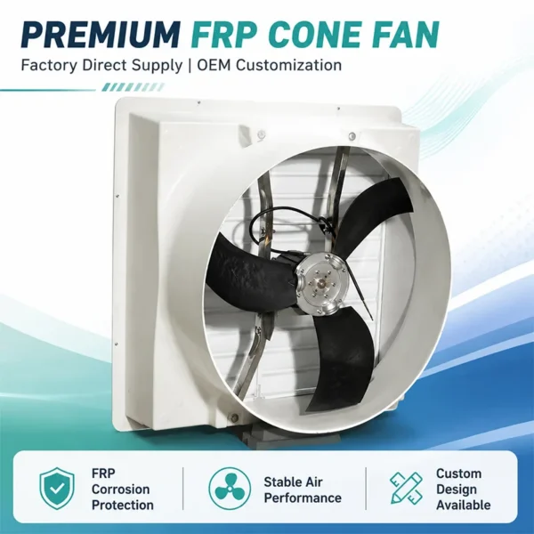 Frp Cone Exhaust Fan, Customization, Electric