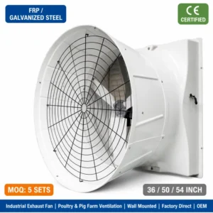 Frp Cone Exhaust Fan, IP55, Galvanized sheet