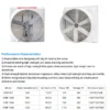 Frp Fiberglass Ventilation Fan, Roof, Wall - view 4