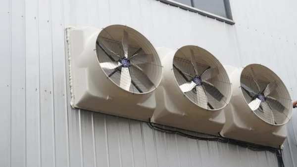 Frp Ventilation Exhaust Fan, Roof, 380-480V, 38800CFM - view 2