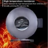 Fulude Circular Pipe Fan, Roof, 220 V, Stainless Steel - view 3