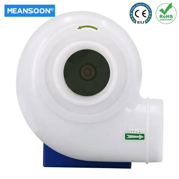 Fume Hood Exhaust Fan, MPCF-160-B2S, Plastic - view 6