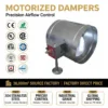 Galvanized Air Duct Valve, HVAC, No, Galvanized Steel
