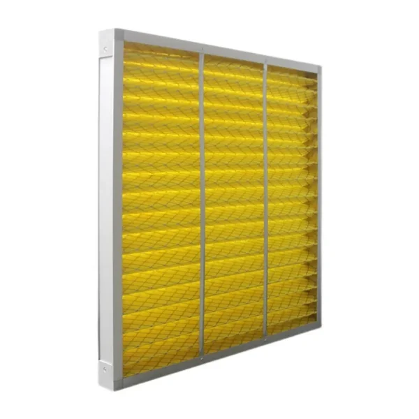 Galvanized Frame Pleated Panel, HVAC, 20x20x1 - view 2