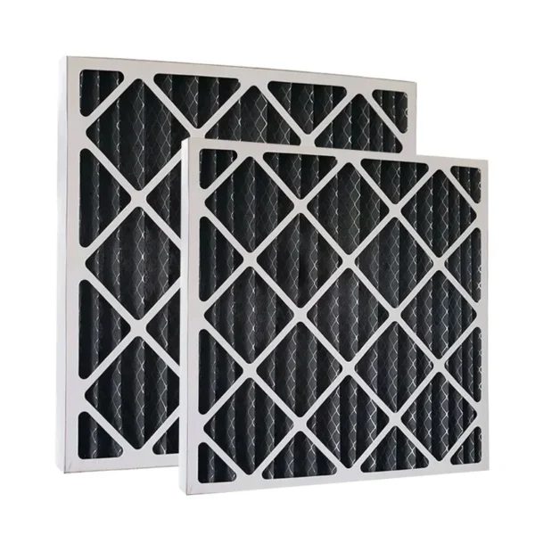 Galvanized Frame Pleated Panel, HVAC, 20x20x1 - view 3