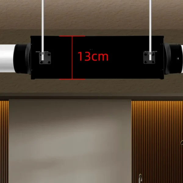 Galvanized Metal Duct Fan, Ceiling, Plastic - view 3