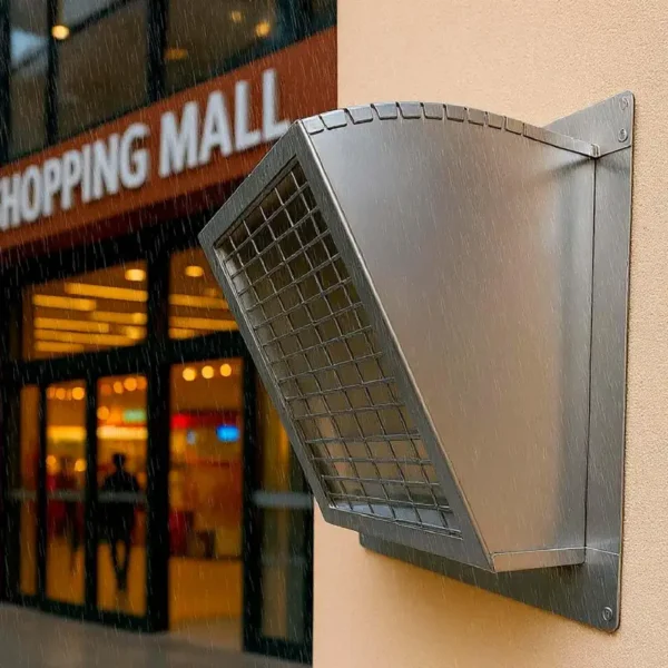 Galvanized Wall-mounted Ventilation Fan, VENTDEPOT, Axial - view 2