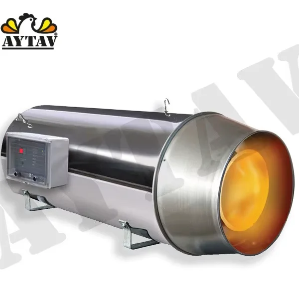 Gas Air Heater, 120V, Stainless, Steel, AYTAV