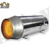 Gas Air Heater, 120V, Stainless, Steel, AYTAV - view 2