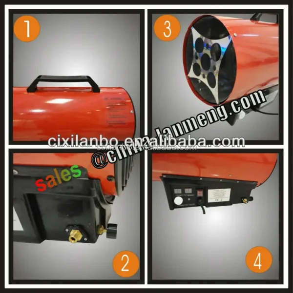 Gas Air Heater, 50kw, 170600btu, LXG50 - view 5