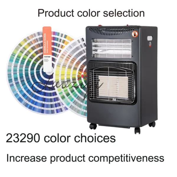 Gas Electric Heater, Copper, Metal - view 4