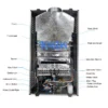 Gas Geyser Convector Heater, Portable, Plastic - view 6