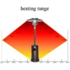 Gas Heater, 13KW, Portable, Steel - view 4