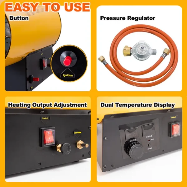 Gas Heater, 30KW, LPG - view 5