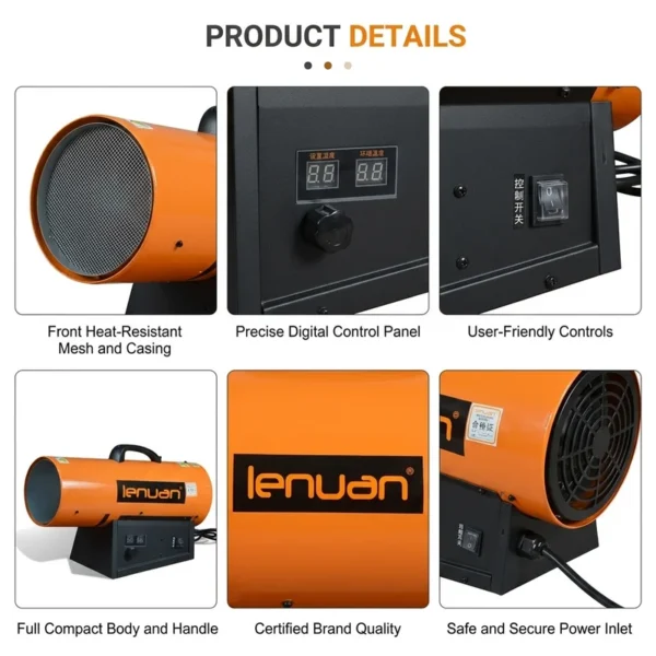 Gas Heater, LENUAN, 70kw - view 4
