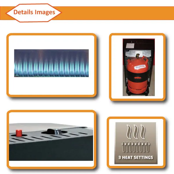 Gas Heater, LPG, H5206 - view 3