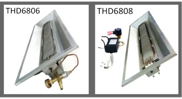 Gas Heater, THD6806, Aluminum Alloy - view 3