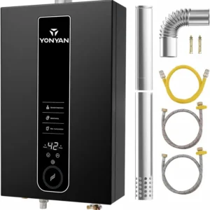 Gas Heater, YONYAN, Stainless, Steel, 12L-18L