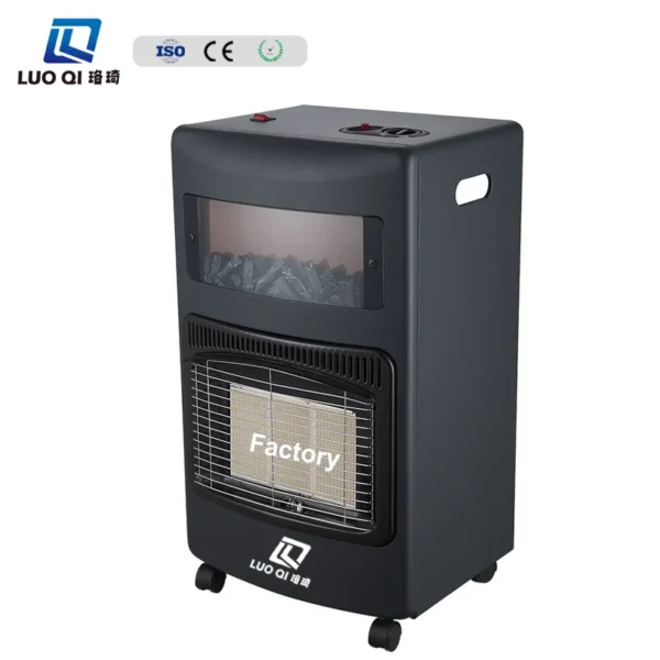 Gas Home Heater, Portable, Electric, Metal - view 2