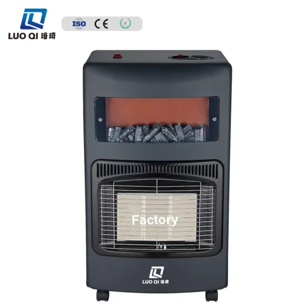 Gas Home Heater, Portable, Electric, Metal - view 5
