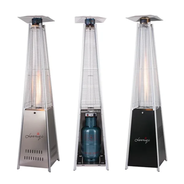 Gas Outdoor Heater, Stainless, Steel, Portable - view 3