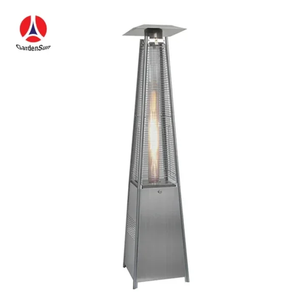Gas Patio Heater, 13000w, Stianless Steel - view 2