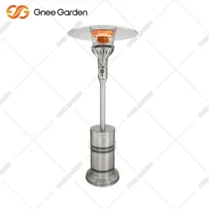 Gas Patio Heater, Stainless, Steel