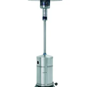 Gas Patio Heater, Stainless, Steel