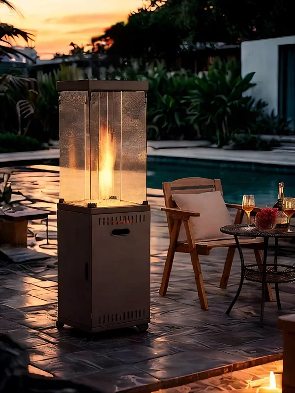 Gas Patio Heater, Steel, Patio Heaters - view 5