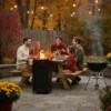 Gas Patio Heater, Steel, Waterproof, Portable - view 3