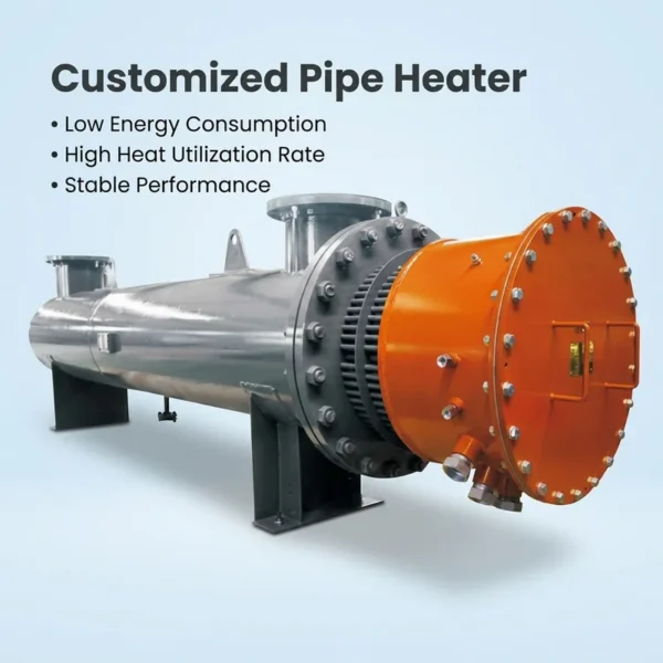 Gases Circulating Pipeline Heater, Stainless, Steel - view 2
